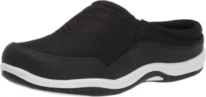 Easy Street Women's Athleisure Shoe Mule, Black, 6.5