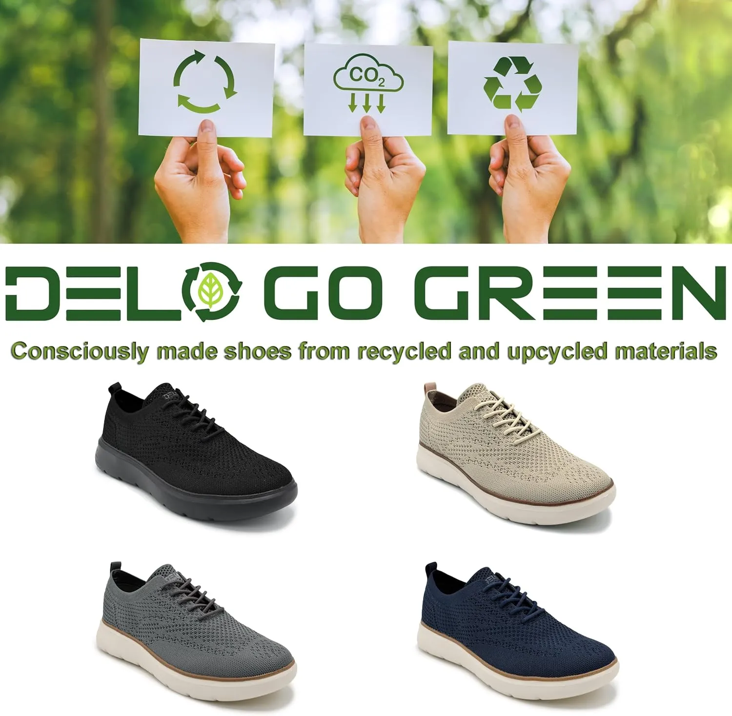 ECO-Friendly Lounge Oxford, Comfortable, Lightweight Casual Footwear for Men