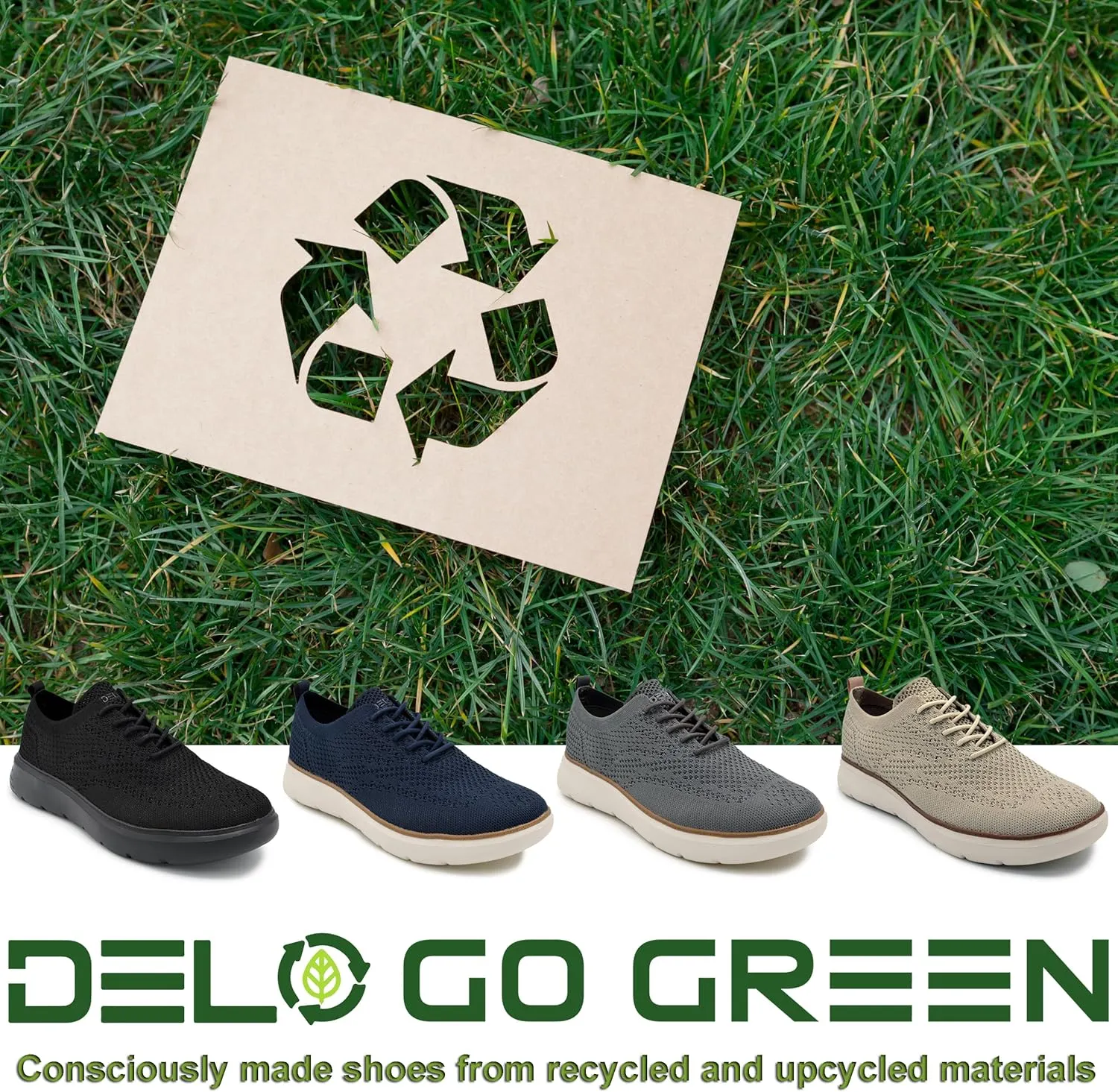 ECO-Friendly Lounge Oxford, Comfortable, Lightweight Casual Footwear for Men