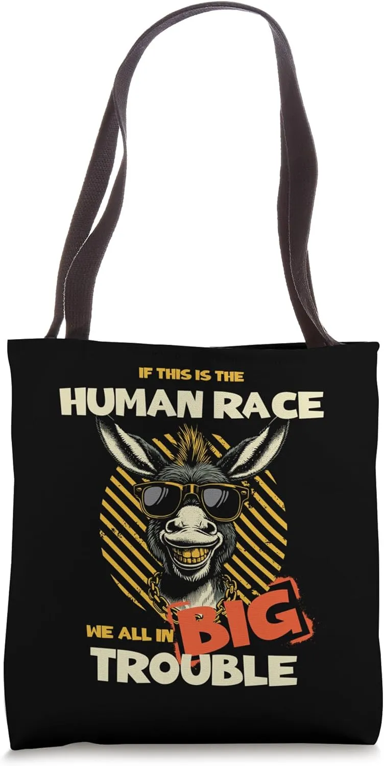 Eco Mule s Funny but True s Eco Warning Tote Bag