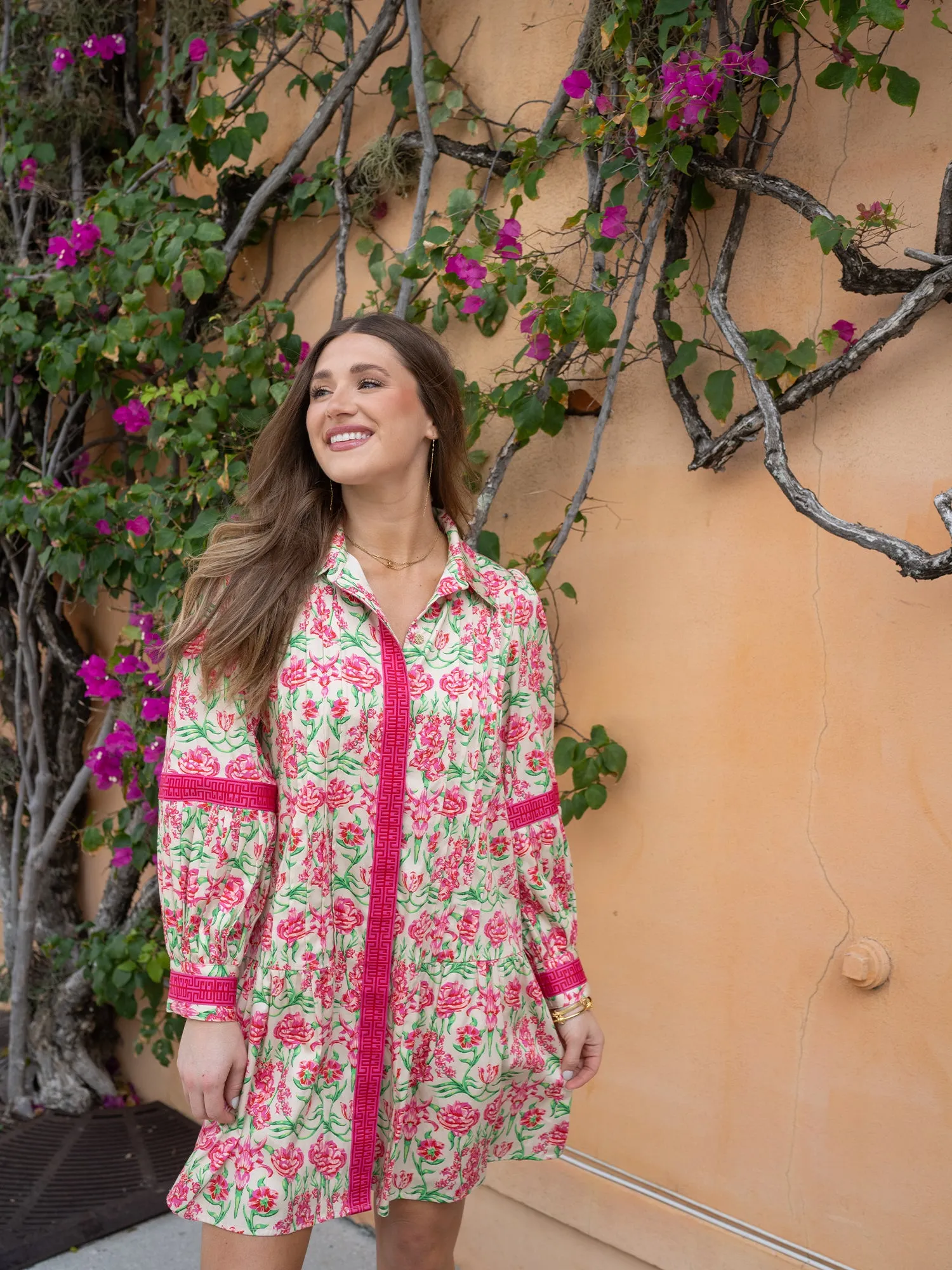Emily McCarthy Delany Dress - Garden Cheetah