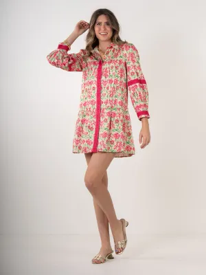 Emily McCarthy Delany Dress - Garden Cheetah