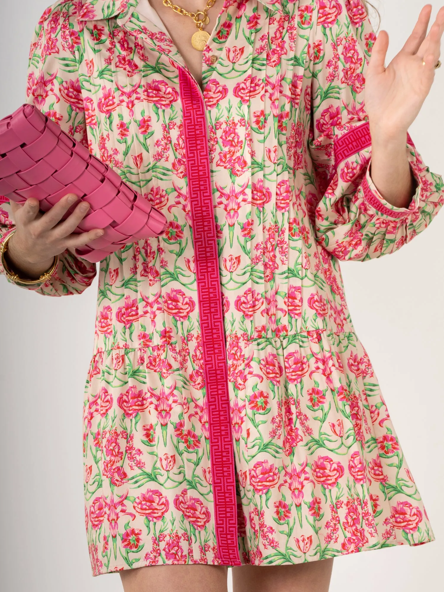 Emily McCarthy Delany Dress - Garden Cheetah