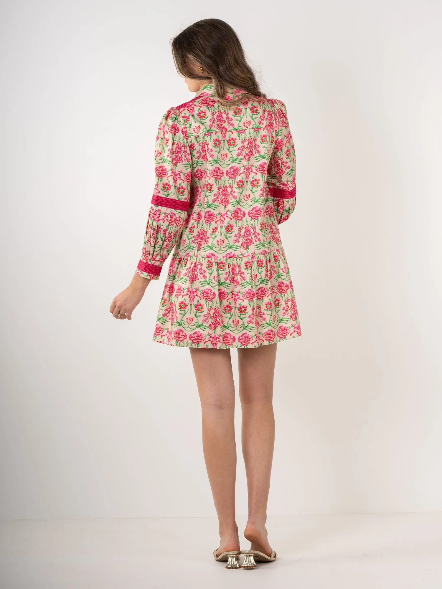 Emily McCarthy Delany Dress - Garden Cheetah