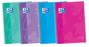 EUROPEANBOOK 5 TAPA EXTRADURA A4  120H.5X5 COLORES TENDENCIA 50% HOJAS GRATIS