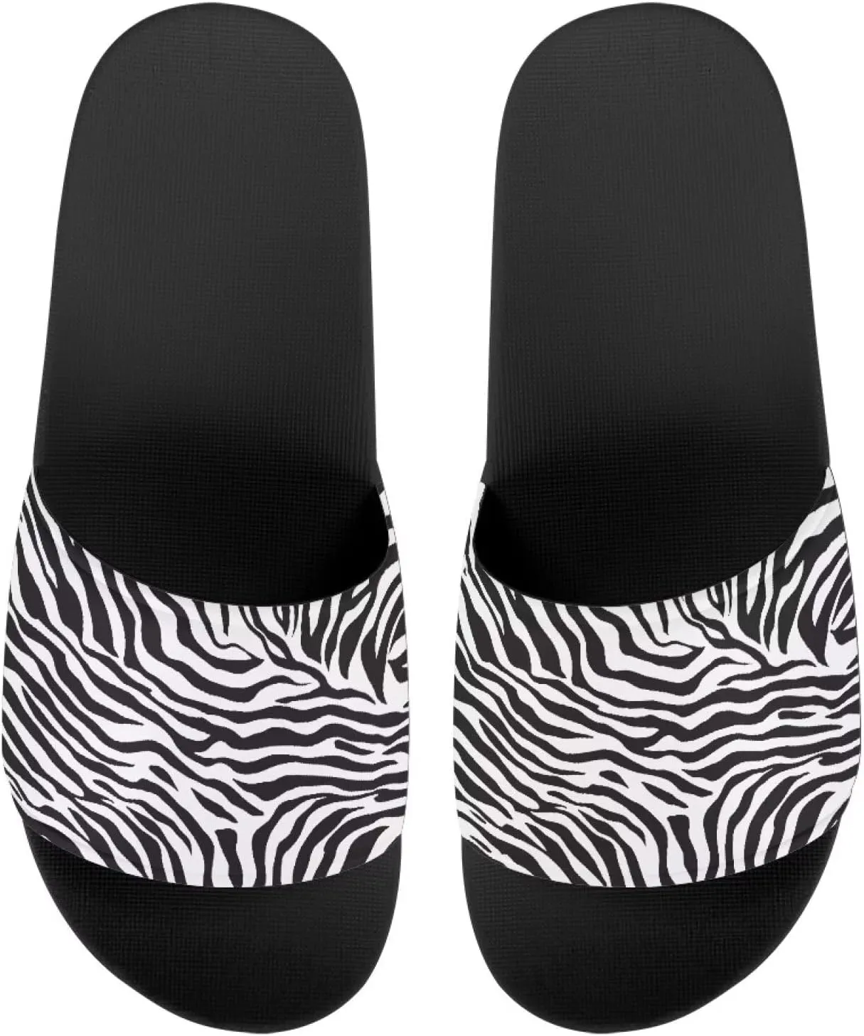 EVA Single Band Slide Sandals, Sunflowers Pattern Soft Sole Open Toe Non Slip Flat Sandals for Women Men