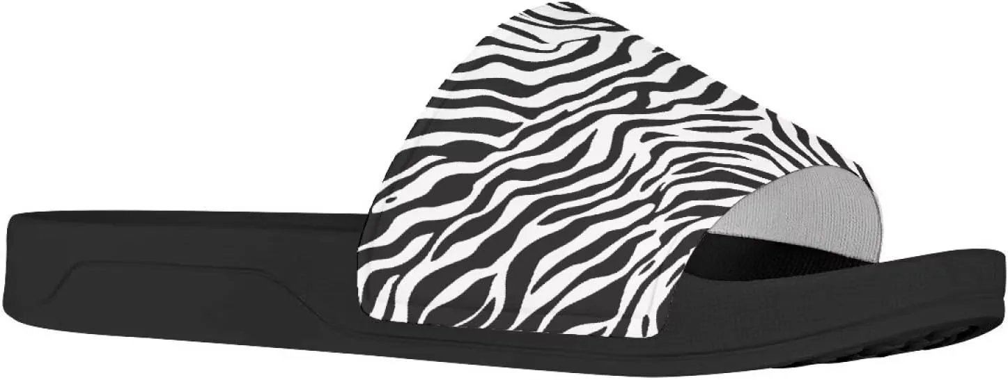 EVA Single Band Slide Sandals, Sunflowers Pattern Soft Sole Open Toe Non Slip Flat Sandals for Women Men