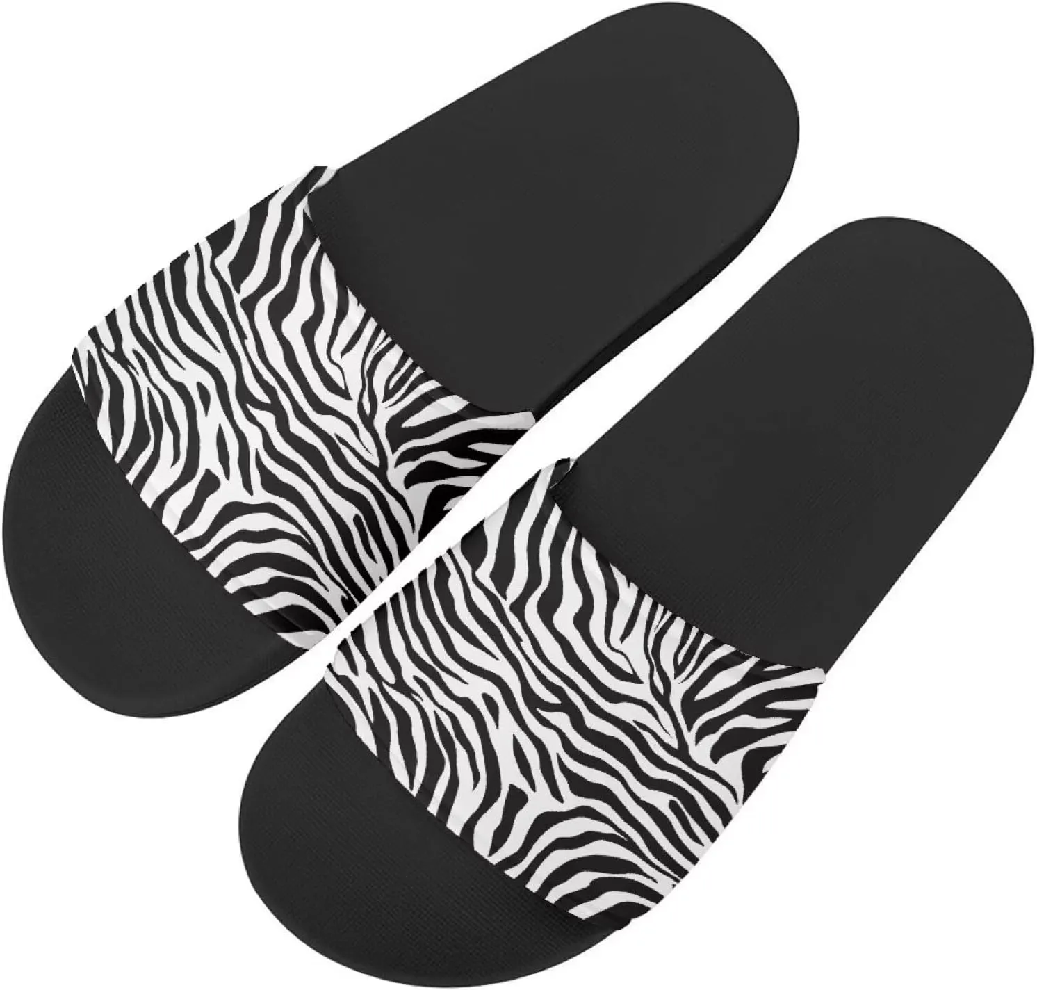 EVA Single Band Slide Sandals, Sunflowers Pattern Soft Sole Open Toe Non Slip Flat Sandals for Women Men
