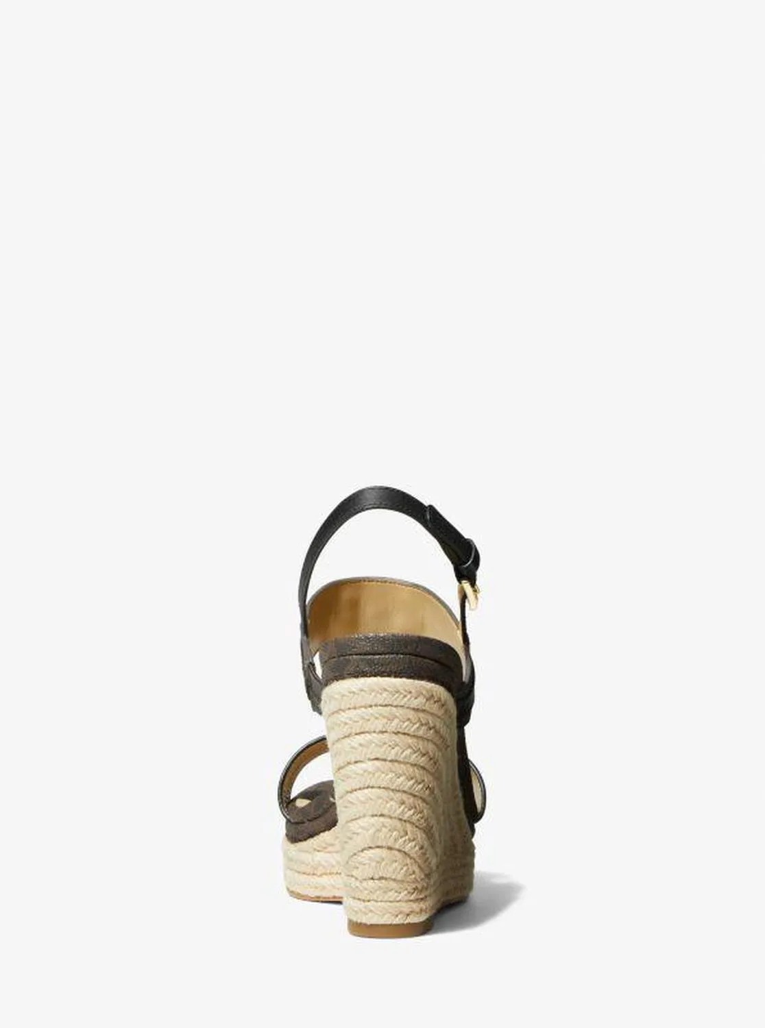 Farrah Leather Wedge Sandal