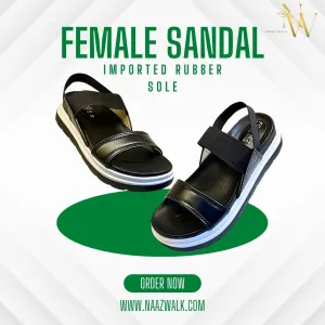 Female Sandal With Imported Rubber Sole