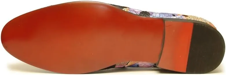 FI-7056 Multicolor Leather Slip on Loafer
