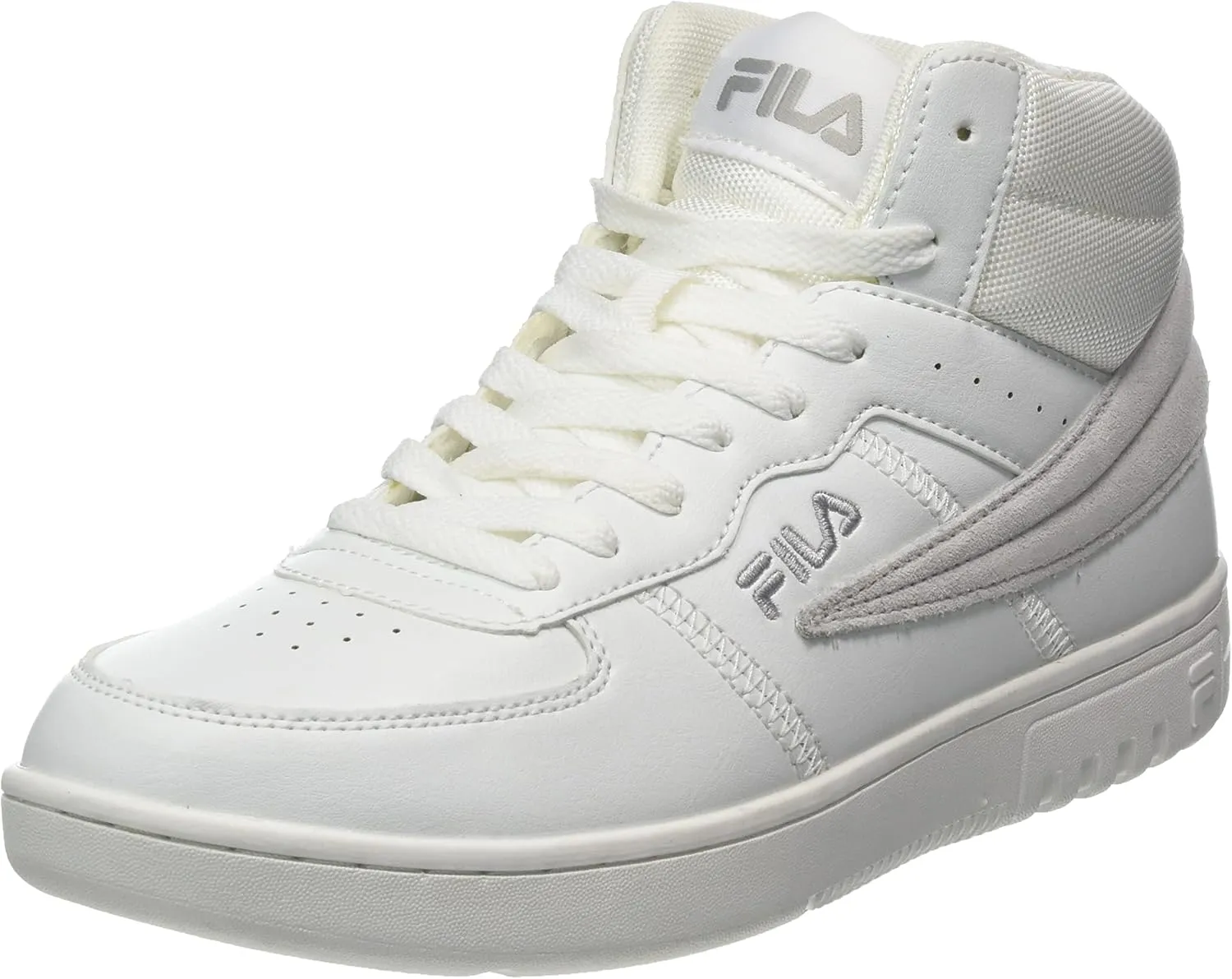 FILA Flat Sneaker for Women, White, 7.5 US