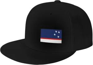 Flag of Patagonia Snapback Hats for Men Women Baseball Cap Flat Bill Brim Hat