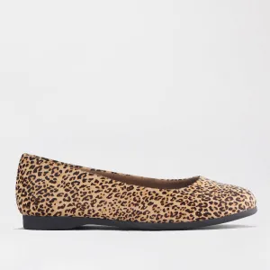 Flat Pump in Cheetah Tan - 12764