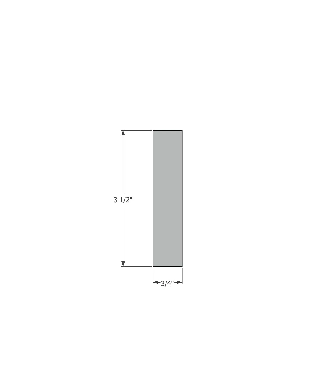 Flexible Jamb 3-1/2"