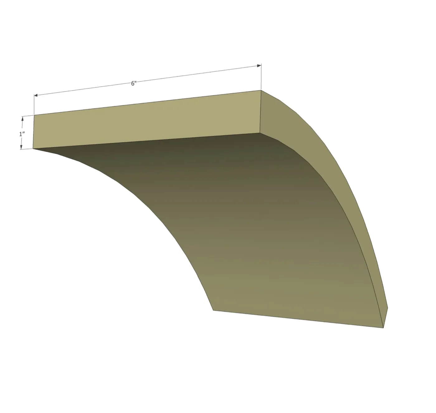 Flexible Jamb 6"