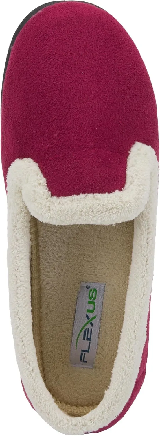 Flexus Spring Step Isla Slippers for Women - Warm Winter Loafer House Shoes - Ladies Slippers for Indoor Use, Everyday Wear