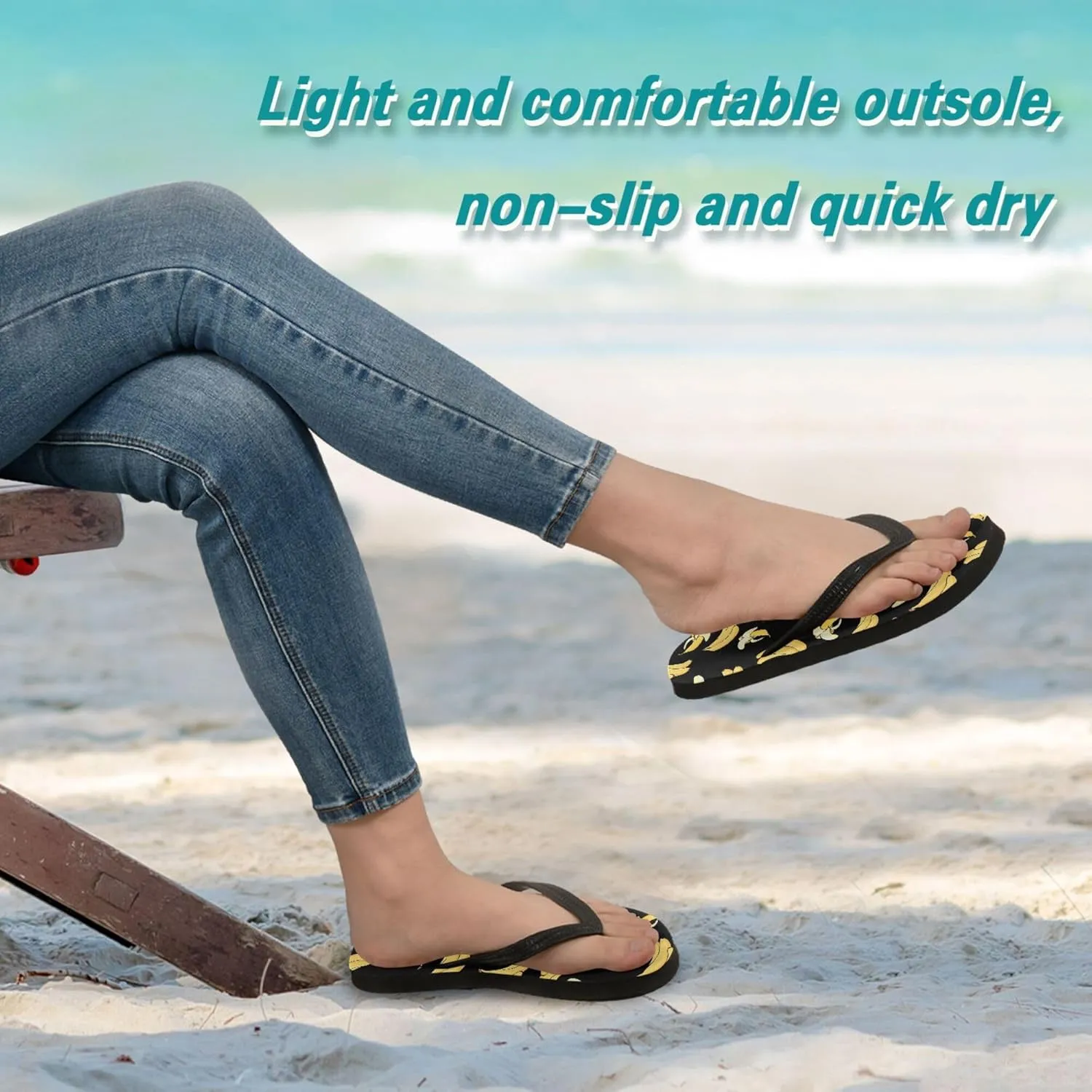 Flip Flops for Men Women Summer Beach Sandal Bathroom Shower Shoes