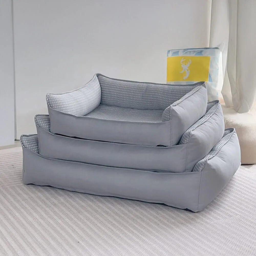 Fluffy Breathable Cooling Washable Dog Sofa Bed