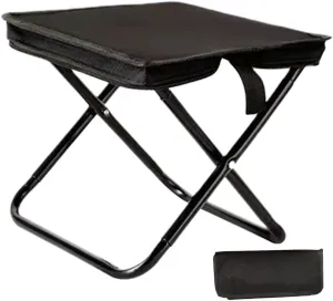 Folding Camping Stool Portable Picnic Stool Outdoor Fishing Chair for Picnics Walking Hiking Fishing Watching Games