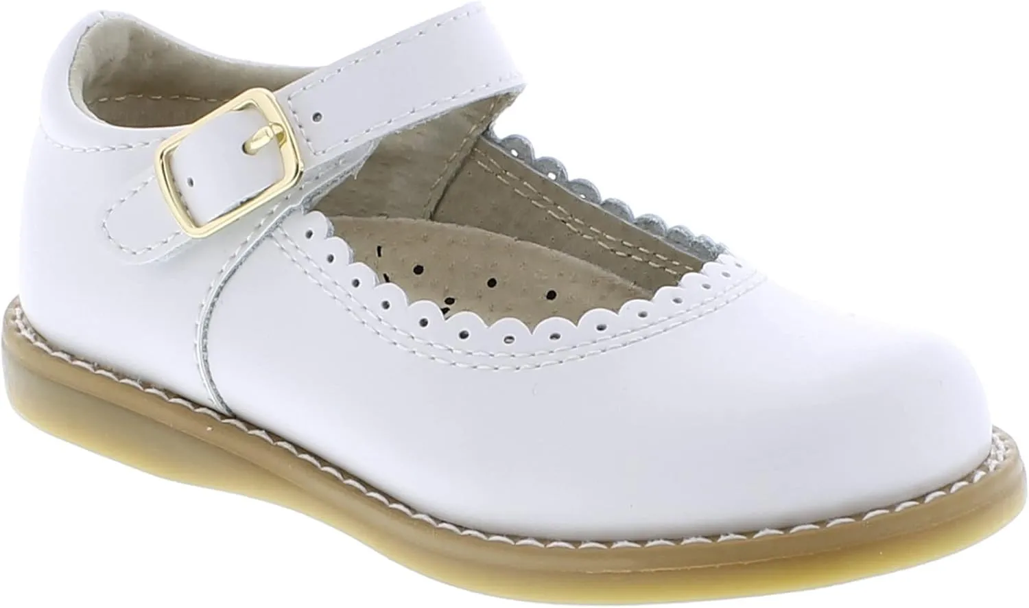 FOOTMATES Baby-Girl's Allie (Infant/Toddler/Little Kid) Mary Jane Flat