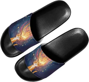 Forchrinse Jamaican Flag Mens Womens Slide Sandals Indoor Outdoor Sandals Slippers Lightweight Soft Shower Slippers