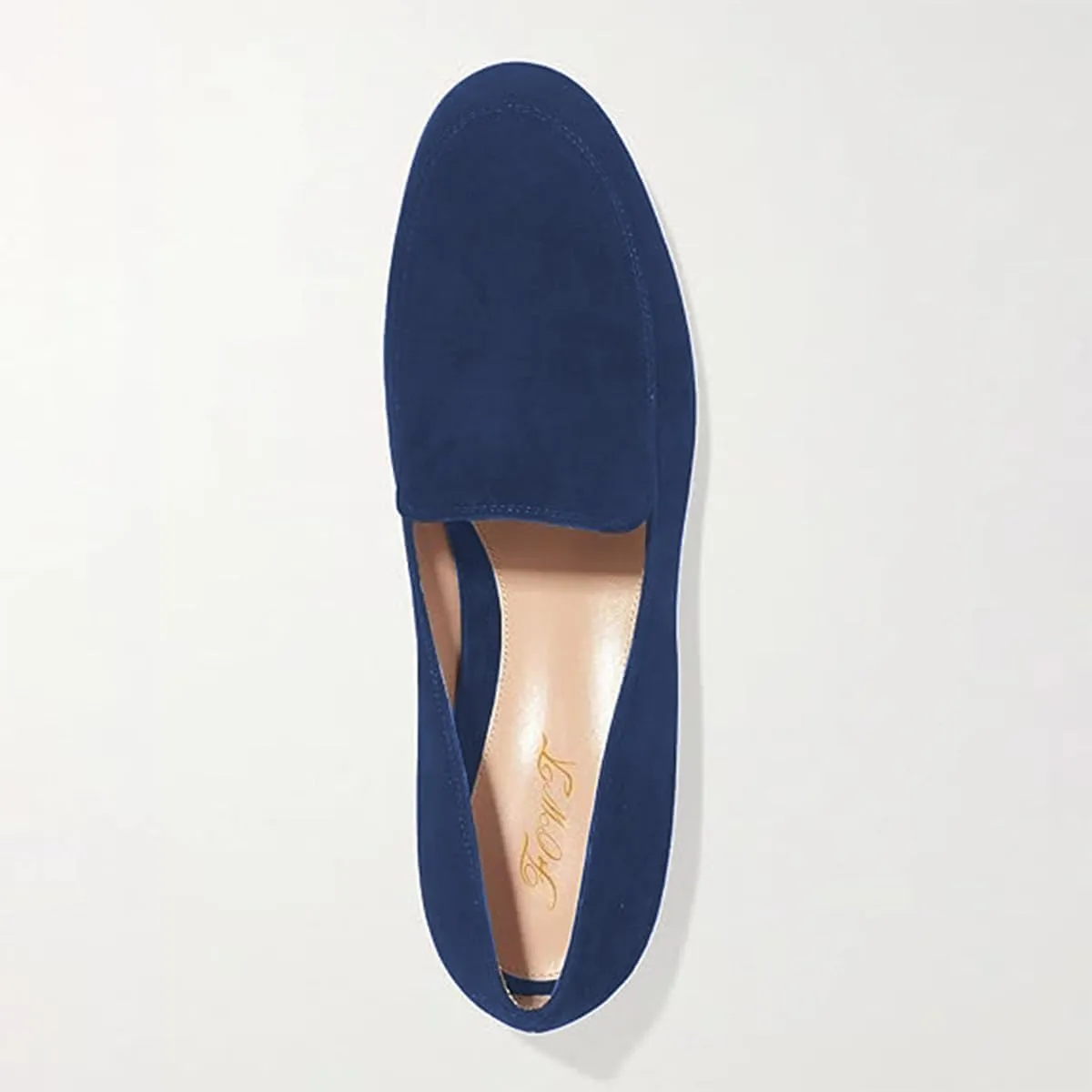FOWT V Cut Loafer Flats for Women Slip on Ballet Flat Round Toe Loafers Low Bock Heels Shoes,Black Velvety Suede Flats Casual Summer Dress Comfort Soft Walking Shoes Size 4-16 US