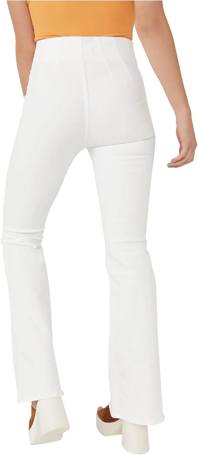 Free People Jayde Flare Jeans for Women - Cotton-Blend Construction - Stretch Denim Fabrication - High Rise
