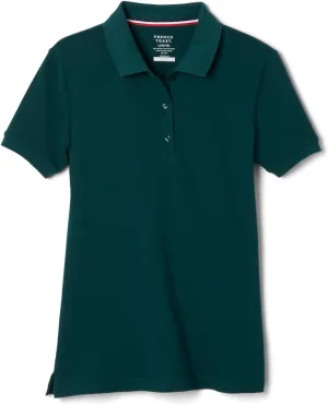 French Toast Women's Short Sleeve Stretch Pique Polo Shirt