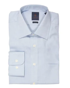 Gagliardi Tailored Fit Sky Oxford Non Iron Shirt