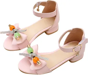 Girls Sandals Size 13 Toddler Girls Summer Soft Sole Non Slip Rhinestone Kids Fashion Toddler Jelly Shoes Size 5