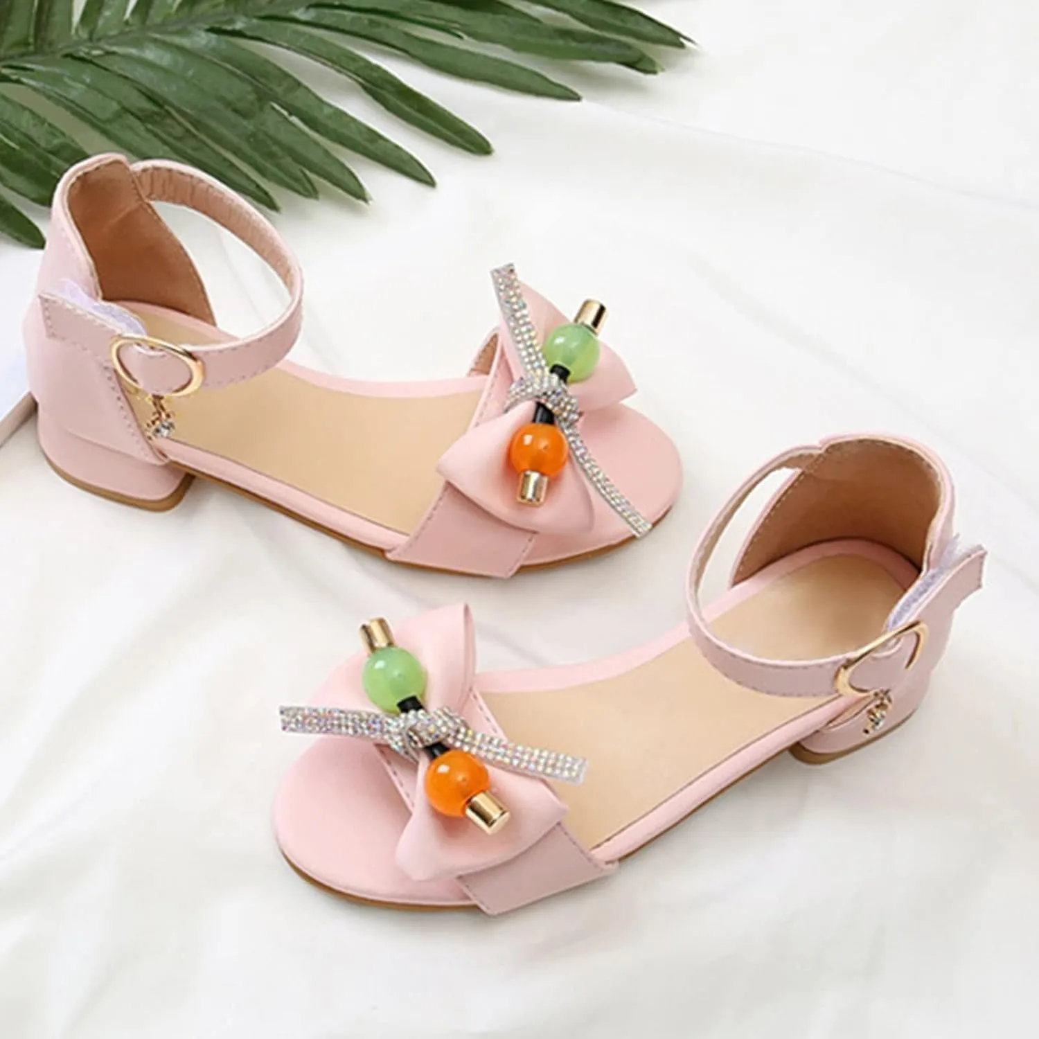 Girls Sandals Size 13 Toddler Girls Summer Soft Sole Non Slip Rhinestone Kids Fashion Toddler Jelly Shoes Size 5