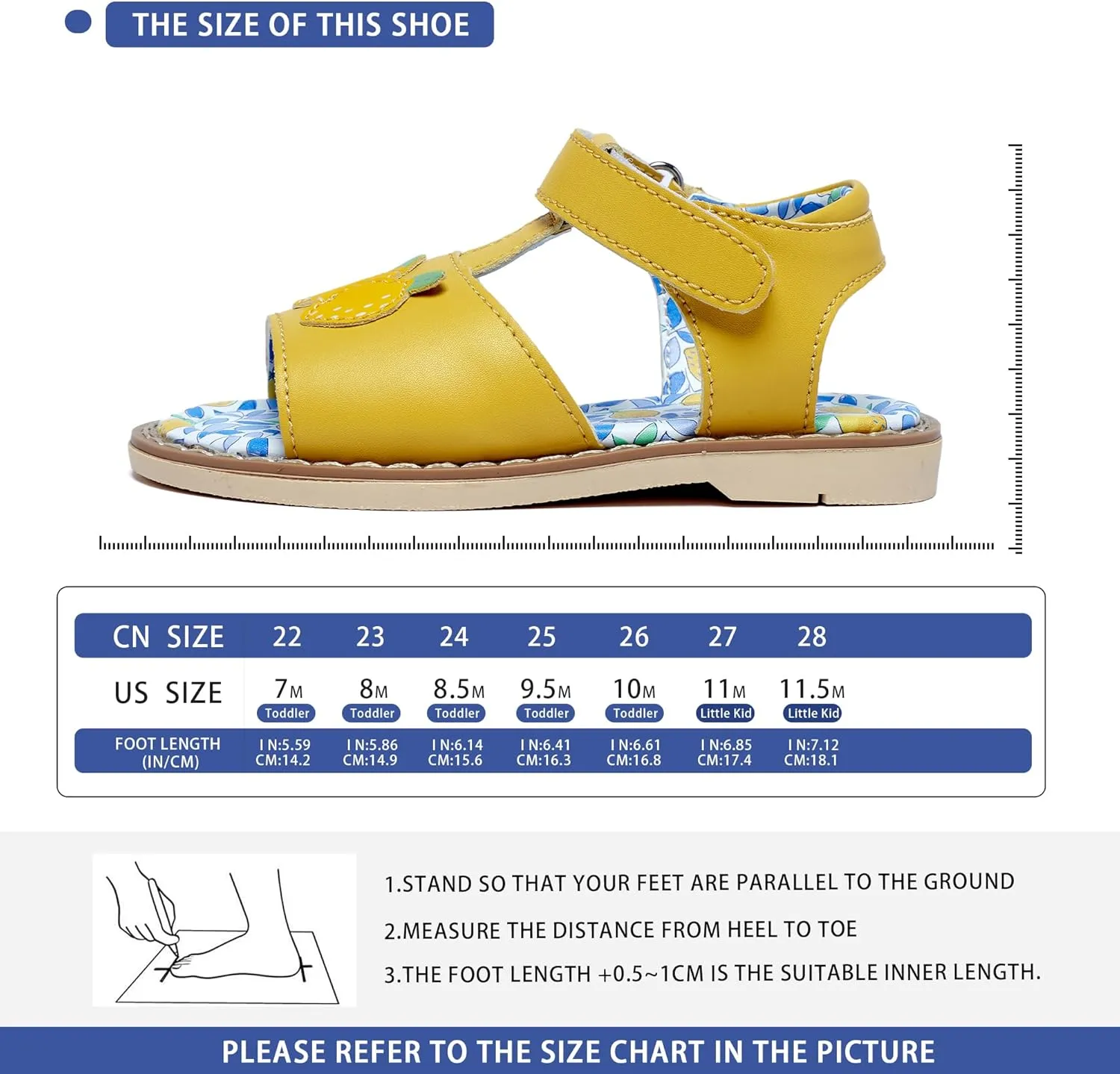 Girl's Sandals With Animal and Fruit Patterns, Open Toed Summer Beach Sandals, Genuine Leather Soft Anti Slip Flat Princess Sandals (Girls/Children)