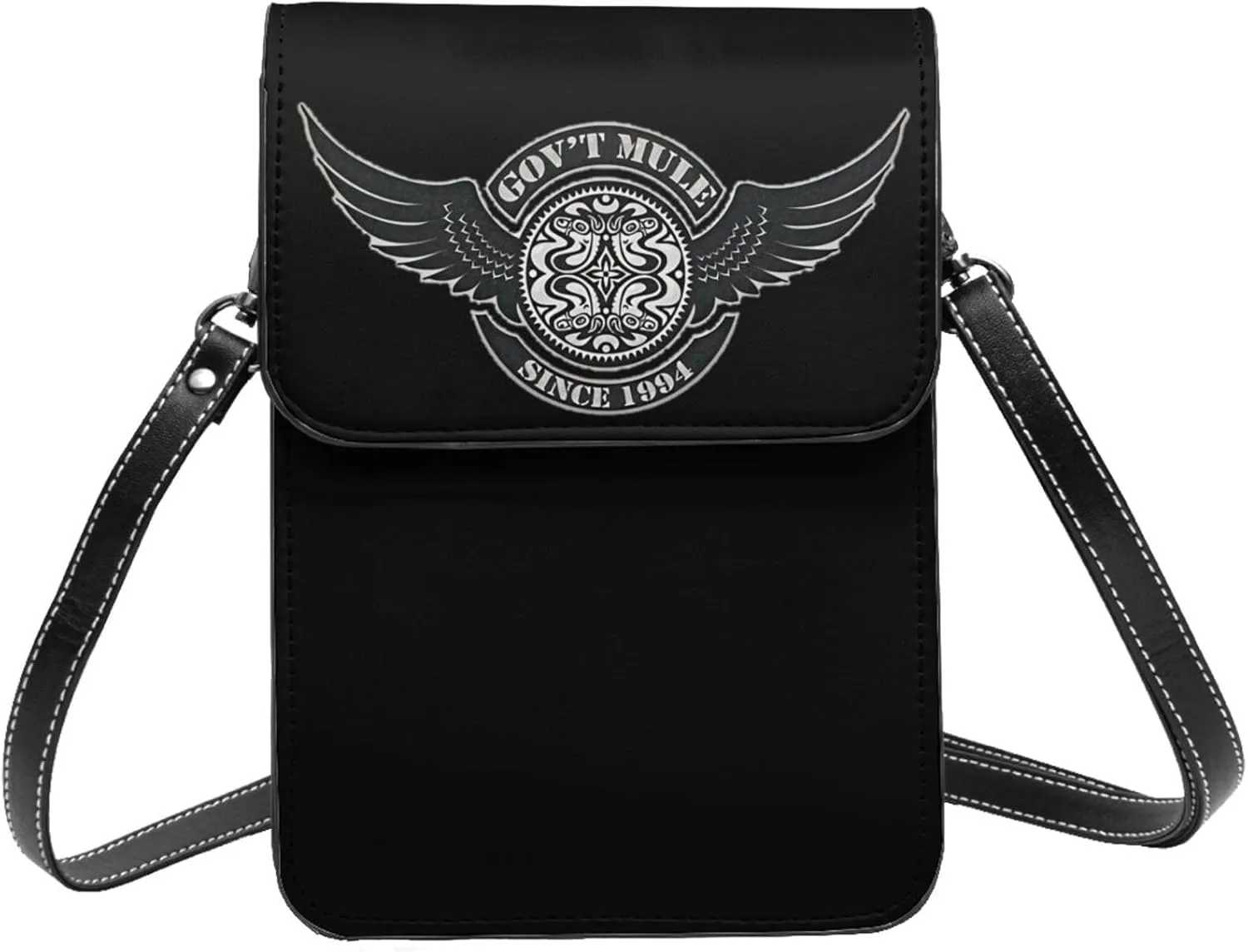 Gov'T Music Mule Band Logo Small Cell Phone Purse Woman'S Cell Phone Purse Clutch Handbag, Black