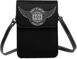 Gov'T Music Mule Band Logo Small Cell Phone Purse Woman'S Cell Phone Purse Clutch Handbag, Black