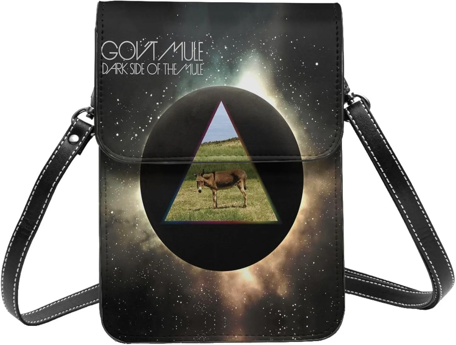 Gov'T Music Mule Band Small Cell Phone Purse Woman'S Cell Phone Purse Clutch Handbag, Black