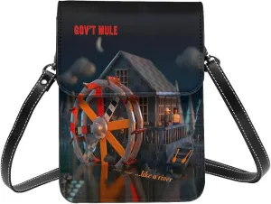 Gov'T Music Mule Band Small Cell Phone Purse Woman'S Cell Phone Purse Clutch Handbag, Black