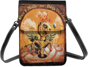 Gov'T Music Mule Band Small Cell Phone Purse Womens Cell Phone Purse Clutch Handbag, Black
