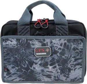 G.P.S. Quad Pistol Range Bag with Mag Storage & Dump Cups | Prym1 Blackout | 4 Handguns Capacity | Durable Secure Handguns, Ammo & Shooting Accessories Storage Soft Case