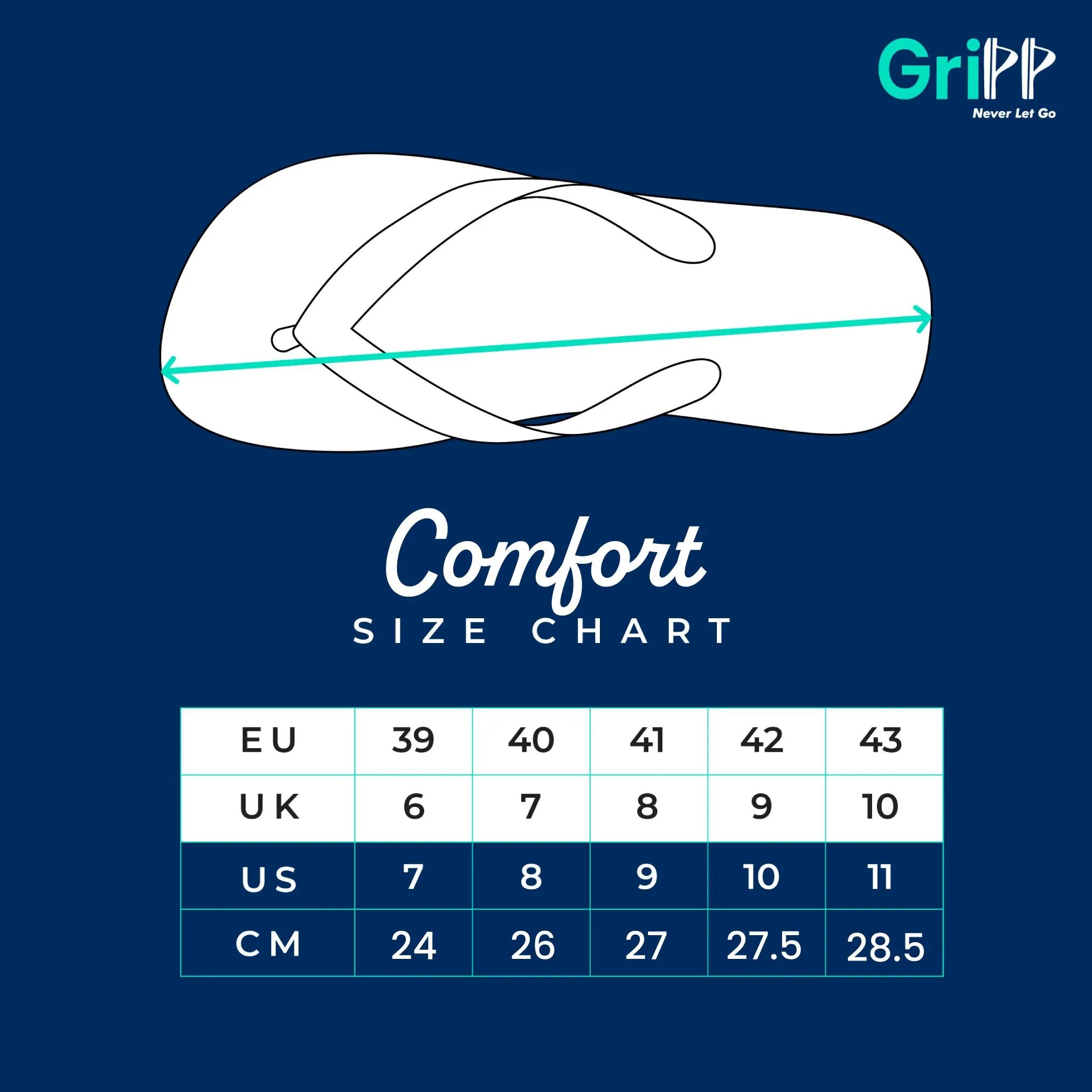 GriPP Comfort Sandals Unisex – Stylish, Durable & Perfect for All-Day Wear (Model C)