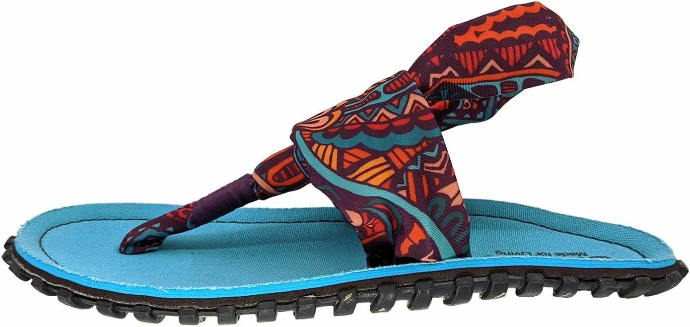 Gumbies Slingback Womens Flip Flops, with Supersoft Toe Post and Durable Recycled Rubber Sole - Comfort Guaranteed