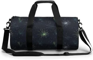 Gym Bag 17in for Men Women, Waterproof Foldable Sports Organizer, Durable Workout Travel Duffle Bag, Color Burst Spray-19