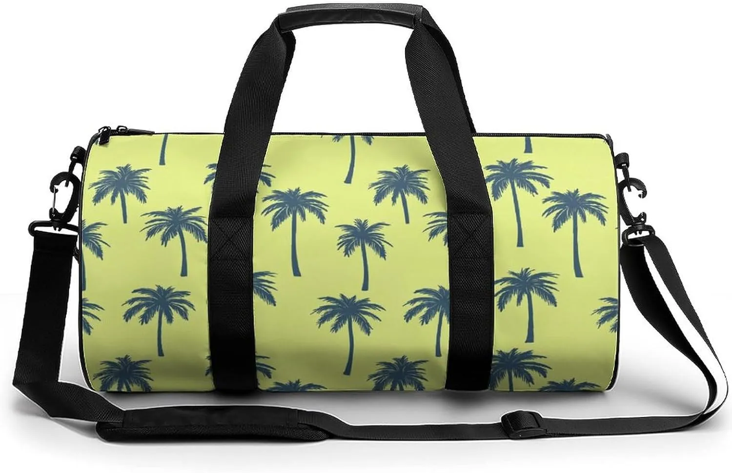 Gym Bag 17in for Men Women, Waterproof Foldable Sports Organizer, Durable Workout Travel Duffle Bag, Relaxed Tropics-103
