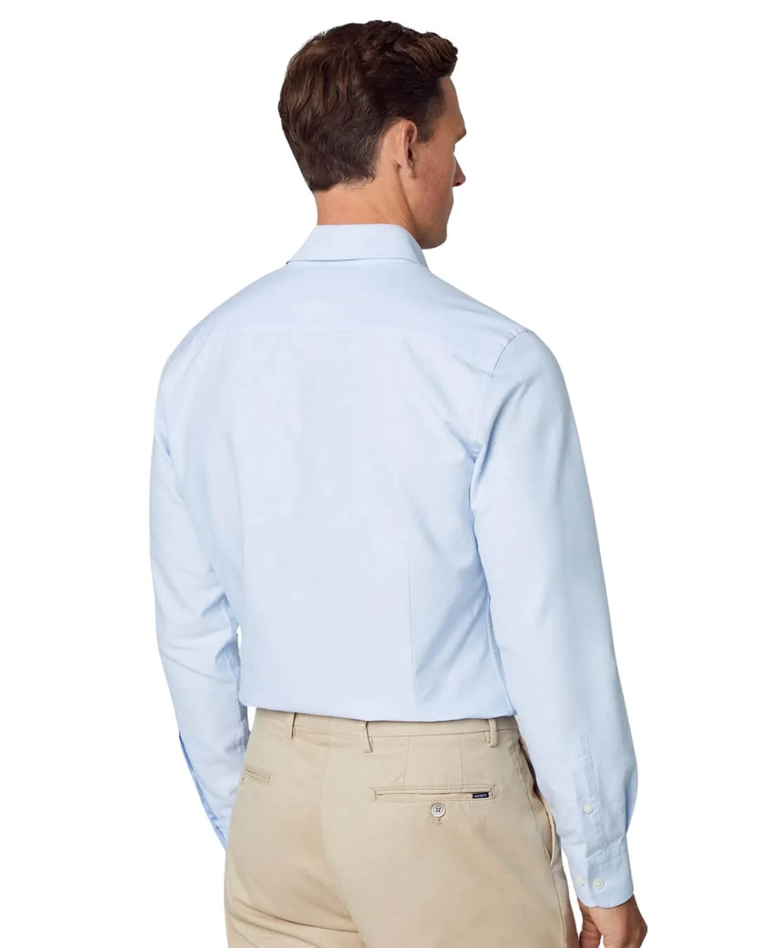 Hackett Blue Washed Oxford Shirt