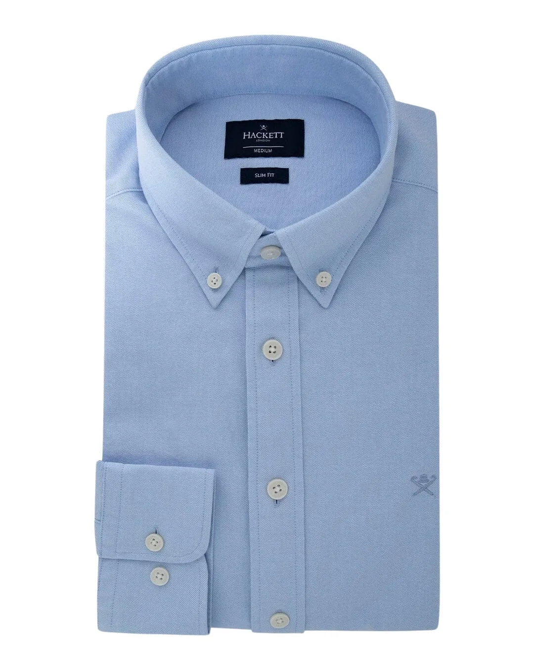 Hackett Blue Washed Oxford Shirt