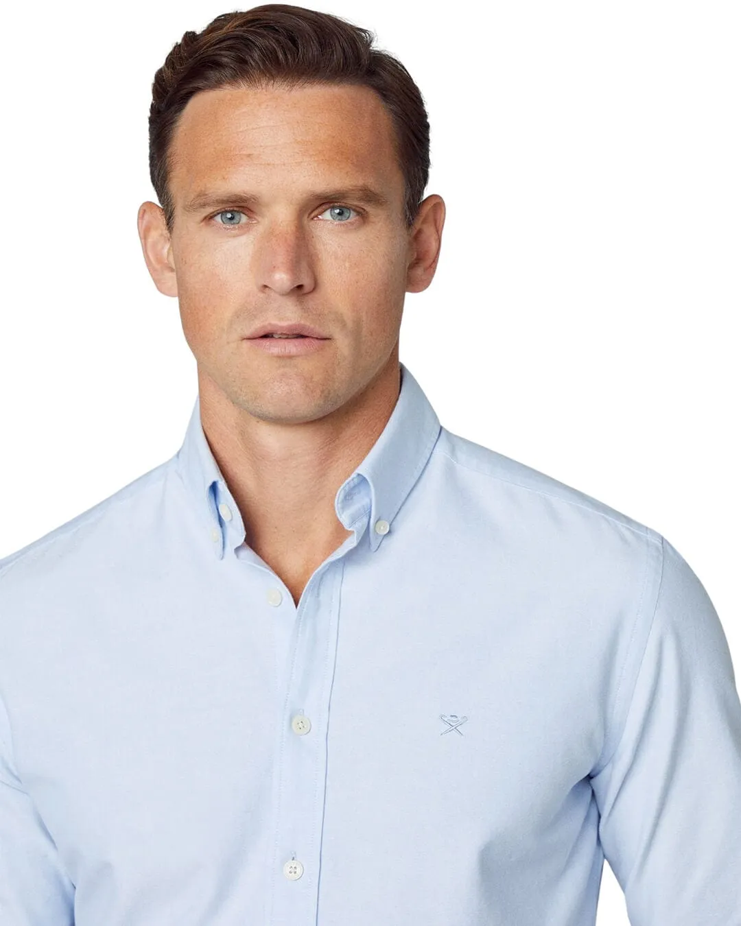 Hackett Blue Washed Oxford Shirt