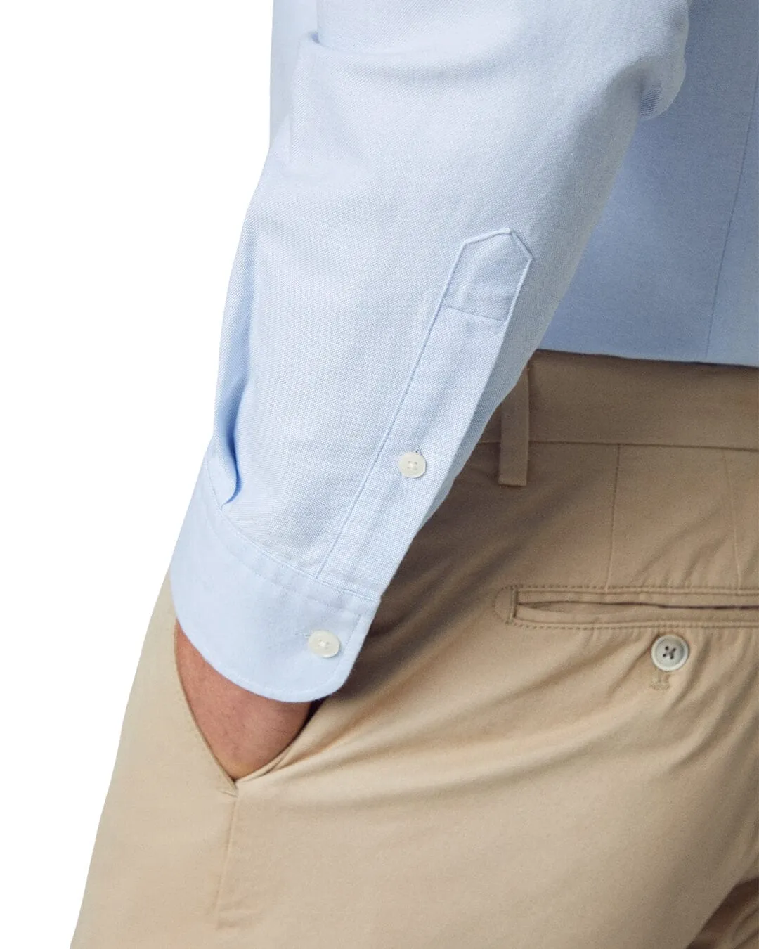 Hackett Blue Washed Oxford Shirt