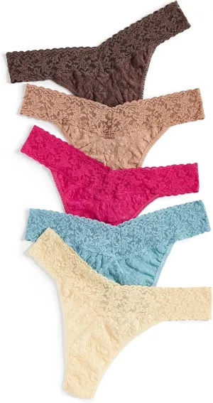 hanky panky ORG THG 5PK PRNT BOX