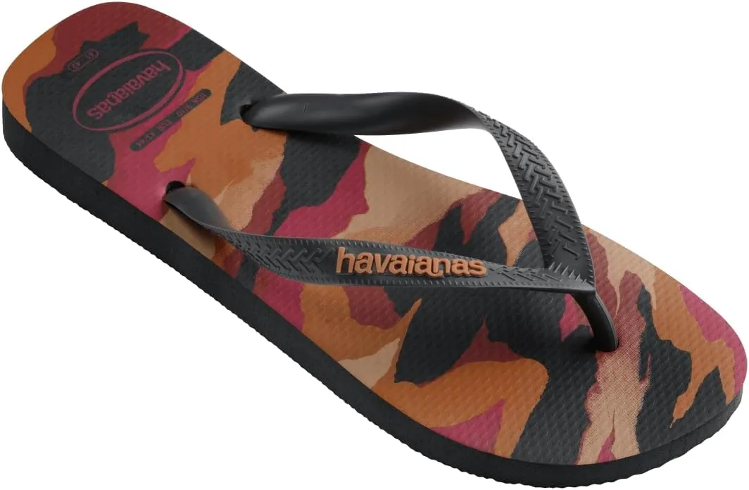 havaianas Women's Top Camu Sandal Green Olive Flip-Flop