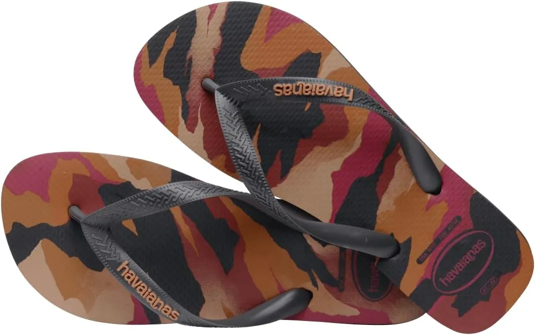 havaianas Women's Top Camu Sandal Green Olive Flip-Flop